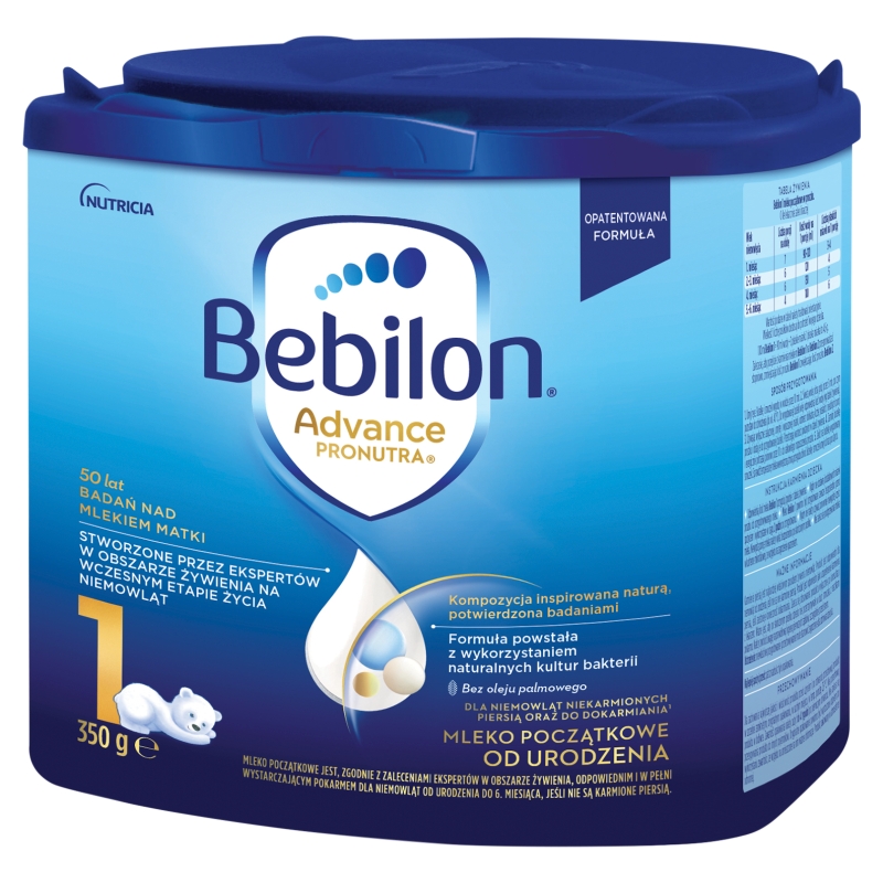 Bebilon 1 z Pronutra ADVANCE, mleko początkowe, 350 g