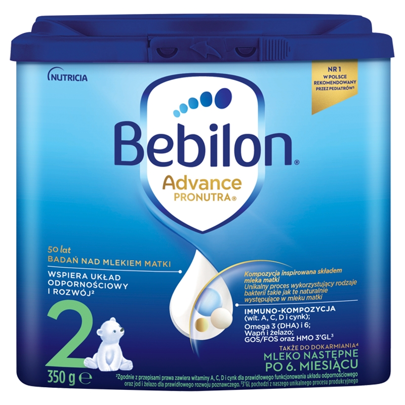 Bebilon 2 Pronutra Advance mleko następne od 6. miesiąca życia, 350 g