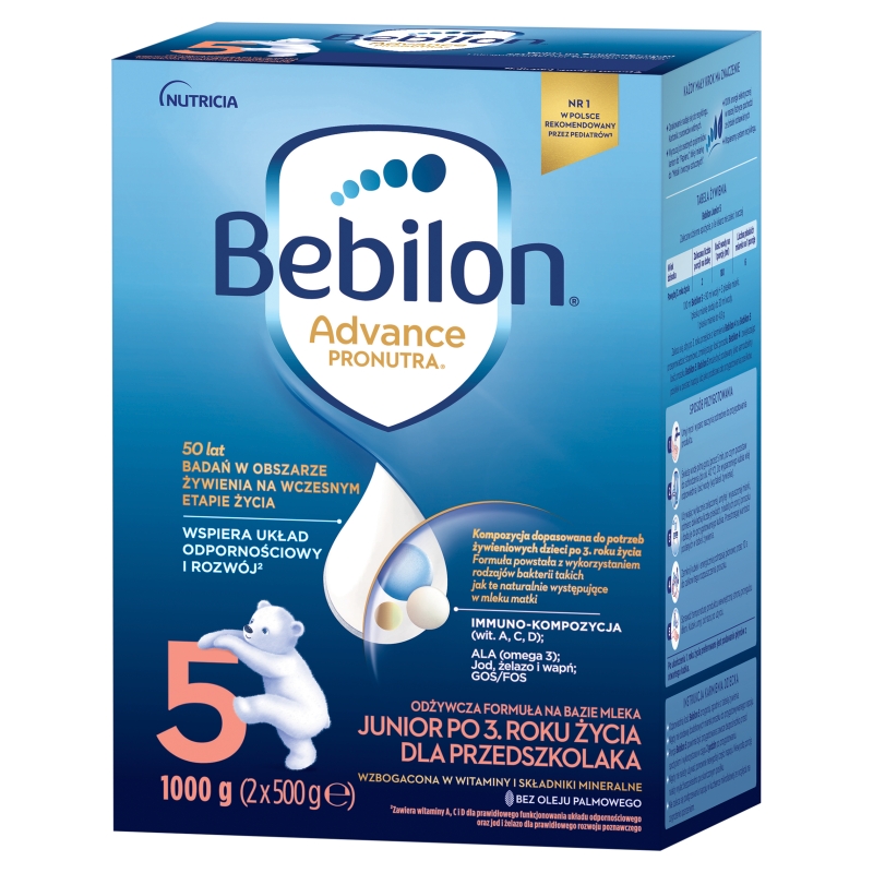 Bebilon Advance Pronutra 5 , powyżej 2. roku życia, 1000 g