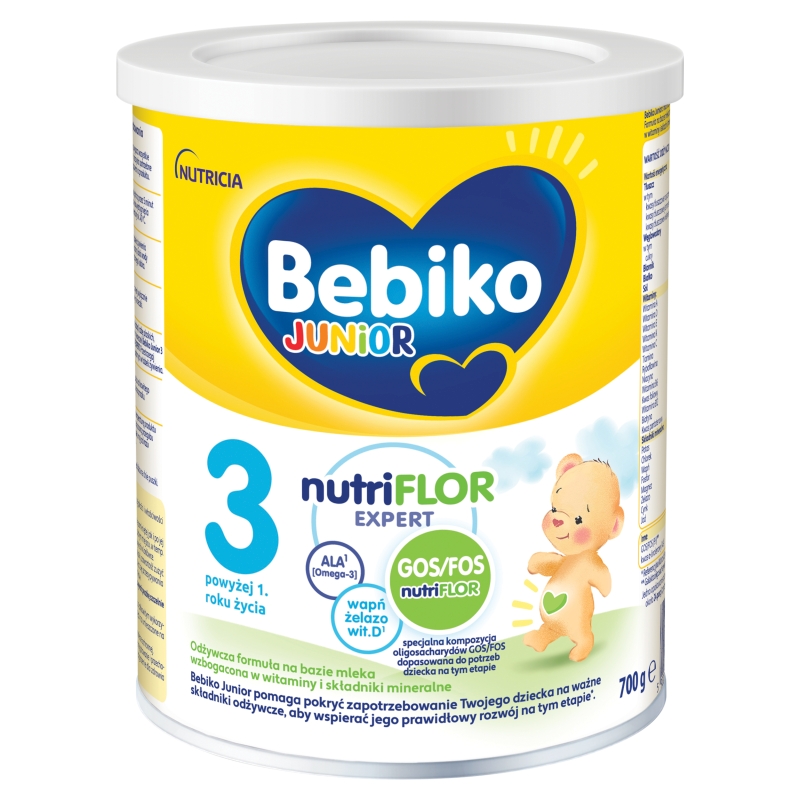 Bebiko Junior 3 mleko modyfikowane dla dzieci powyżej 1. roku życia, 700 g