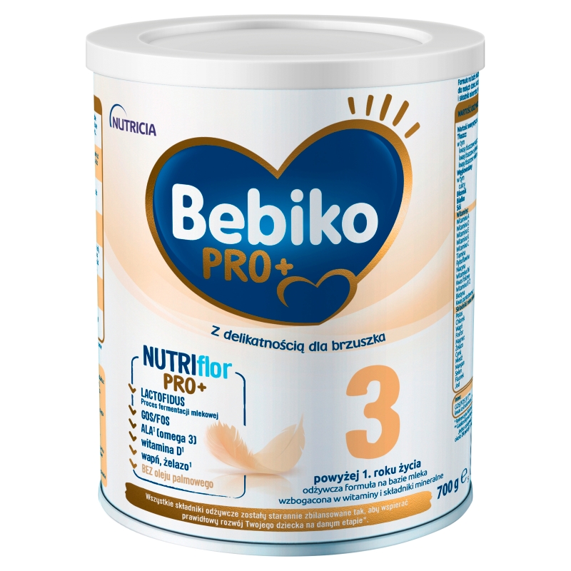 Bebiko Pro+ 3 proszek mleko modyfikowane dla dzieci powyżej 1 roku życia, 700 g