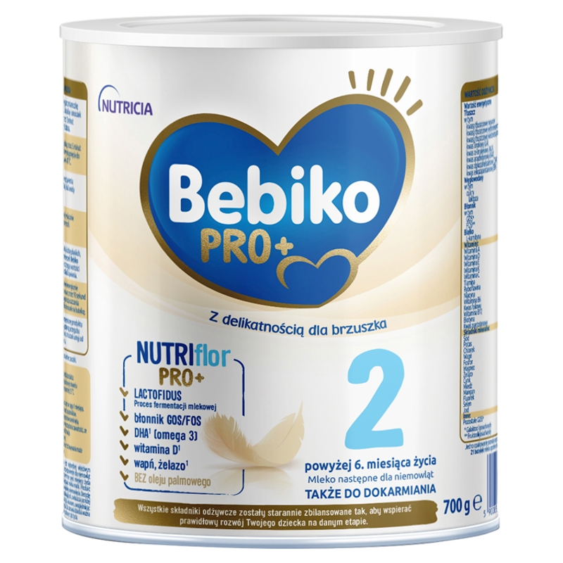 Bebiko Pro+ 2 proszek mleko następne dla niemowląt powyżej 6 miesiąca życia, 700 g