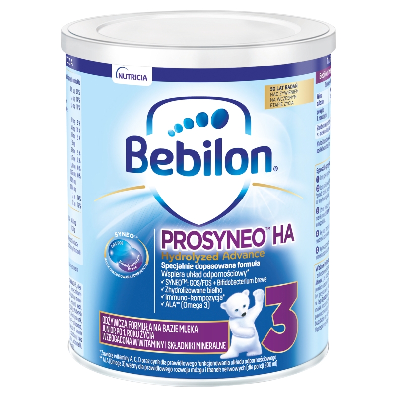 Bebilon Prosyneo HA mleko modyfikowane po 1 roku życia, 400 g