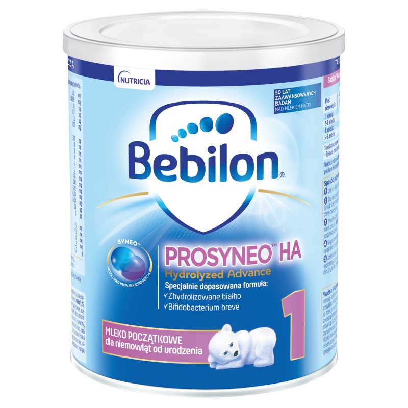 Bebilon Prosyneo HA, mleko początkowe dla niemowląt od urodzenia, 400 g