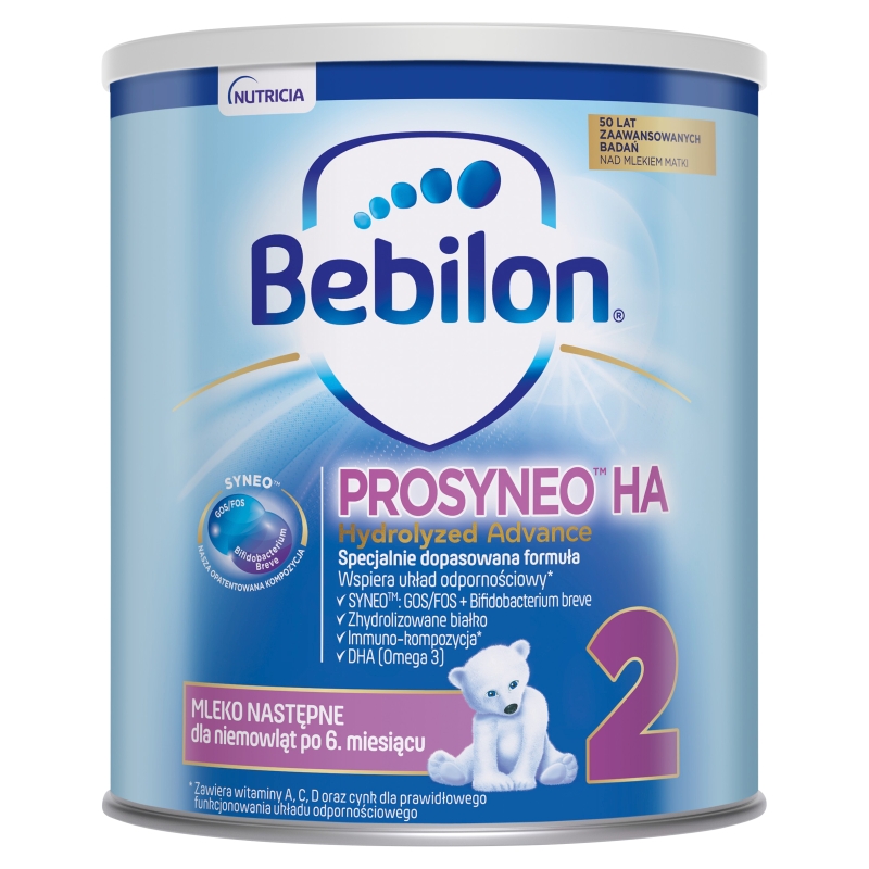 Bebilon Prosyneo HA Hydrolyzed Advance 2, po 6 miesiącu, 400 g