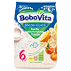 Bobovita Smaczna Kolacja, kaszka mleczno-ryżowa, 3 owoce, bez glutenu, 6m+, 230 g kaszka mleczno-ryżowa, 3 owoce, bez glutenu, 6m+, 230 g