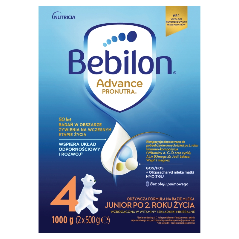 Bebilon Advance Pronutra 4, proszek, junior po 2. roku życia, 1000 g