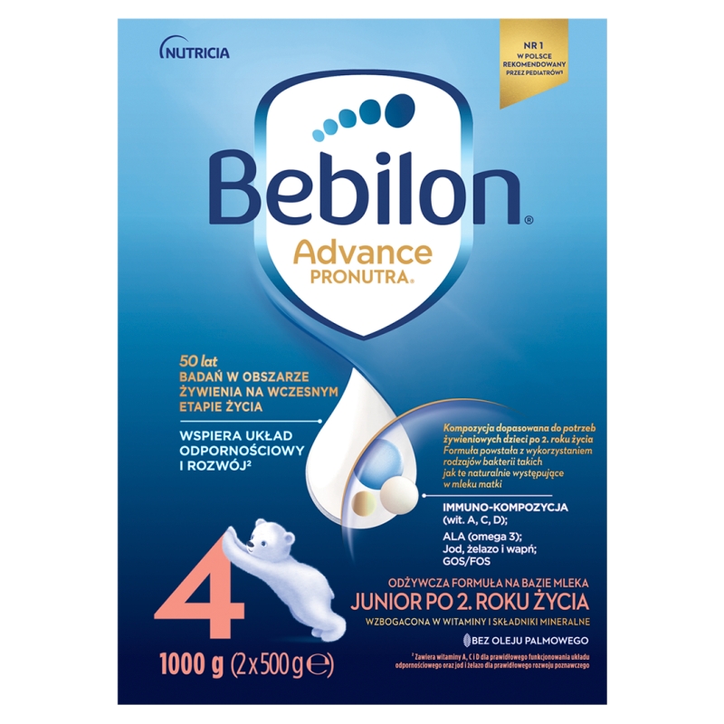 Bebilon Advance Pronutra 4, proszek, junior po 2. roku życia, 1000 g