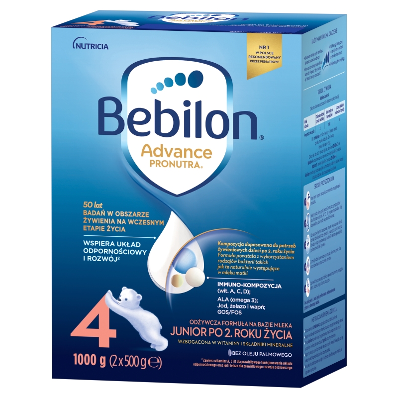 Bebilon Advance Pronutra 4, proszek, junior po 2. roku życia, 1000 g
