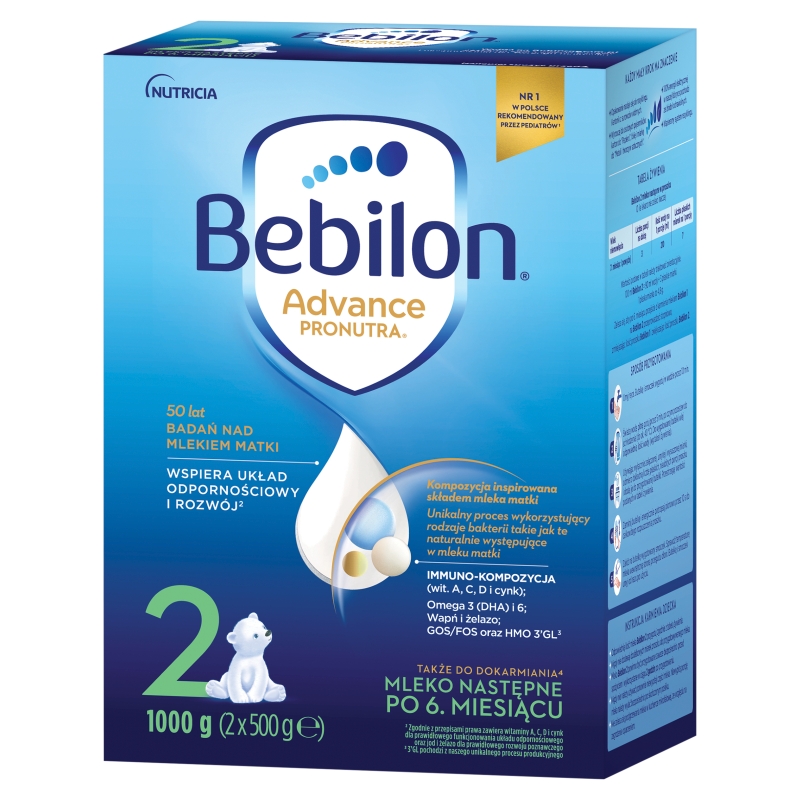 Bebilon 2 Pronutra Advance, mleko następne od 6. miesiąca życia, 1000 g