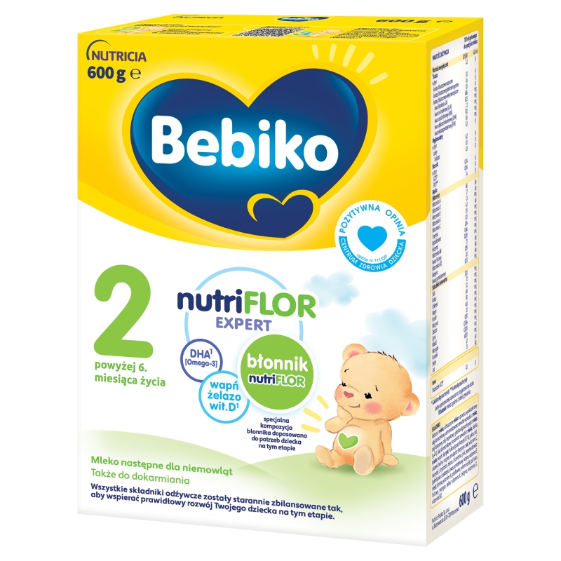 Bebiko 2 Nutriflor Expert, mleko następne powyżej 6 miesiąca życia,  600 g