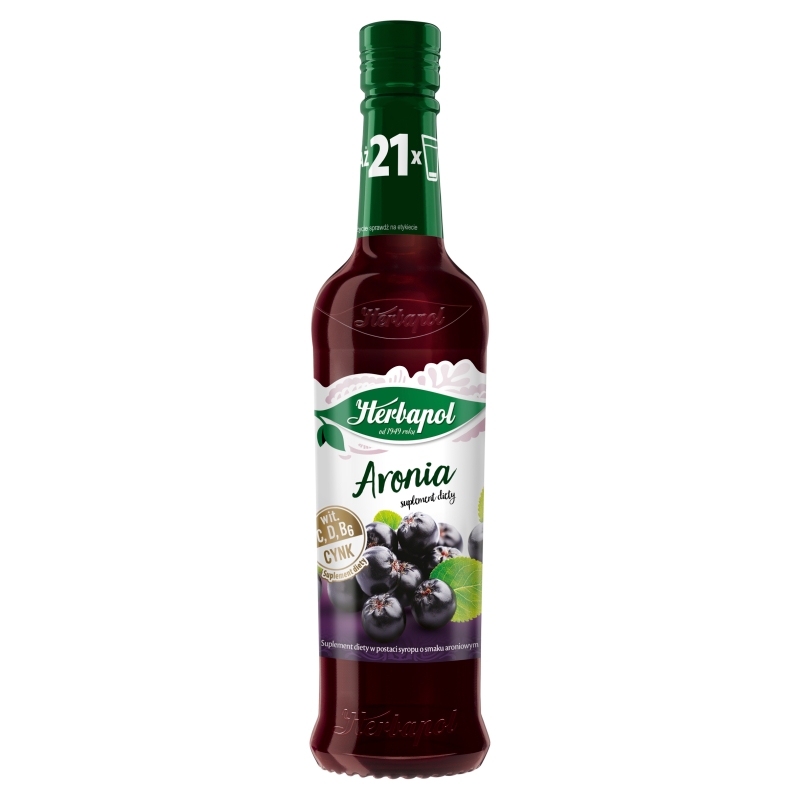 Herbapol Owocowa Spiżarnia  , syrop o smaku aronii, 420 ml