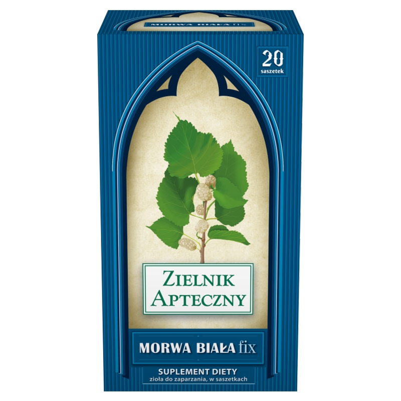 Morwa biała Fix, zioła do zaparzania w saszetkach, 20 szt.