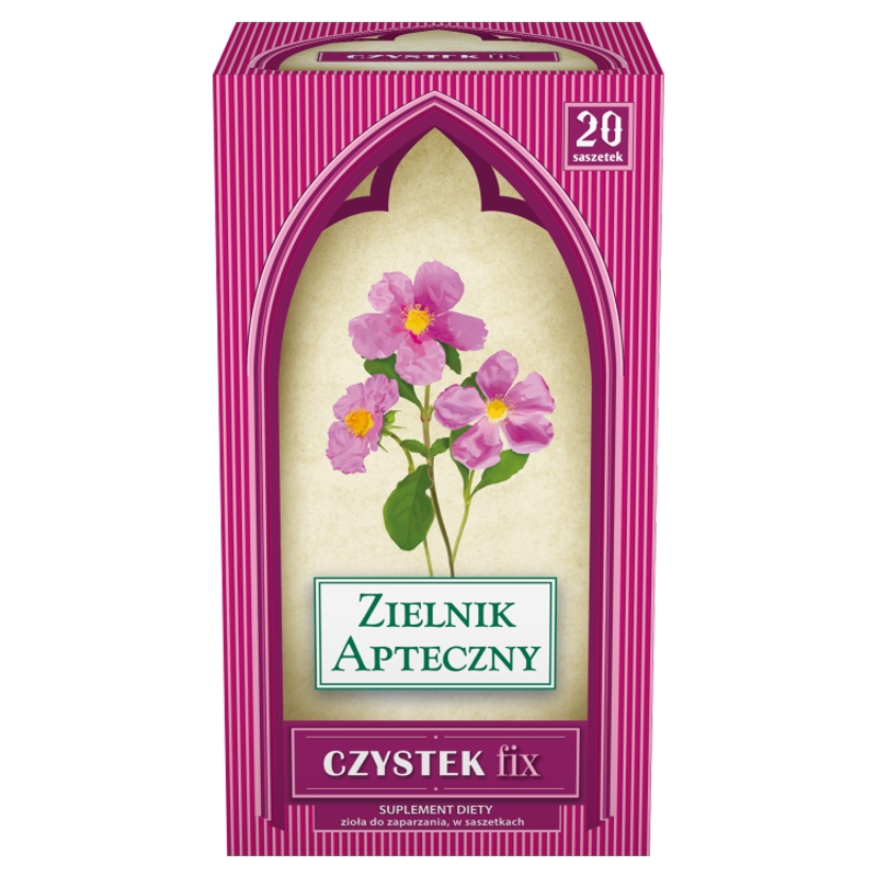 Czystek Fix, zioła do zaparzania w saszetkach, 20 szt.