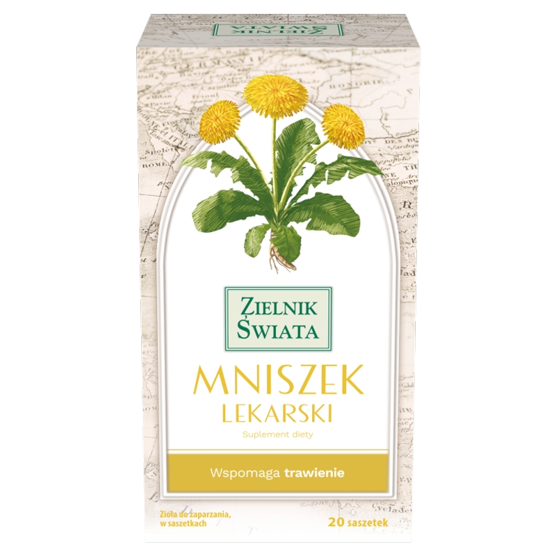 Mniszek Lekarski, zioła do zaparzania w saszetkach, 20 szt.