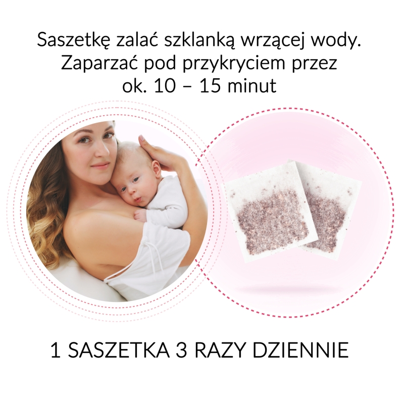 Lactosan Fix, herbata w saszetkach wspomagająca laktację, 20 szt.