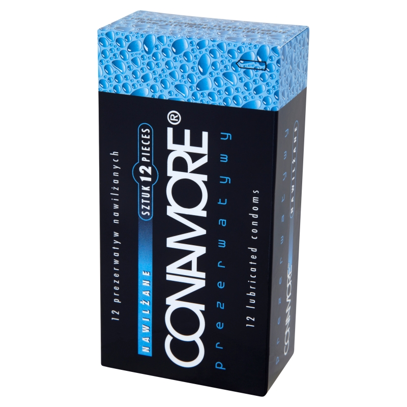 Conamore Wet, prezerwatywy nawilżane, 12 szt.