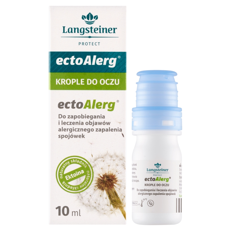 EctoAlerg, krople na alergiczne zapalenie spojówek, butelka 10 ml