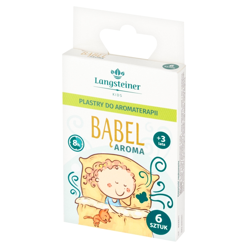 Bąbel Aroma, plastry do aromaterapii z olejkami eterycznymi, 6 szt.