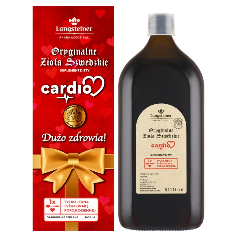 Oryginalne Zioła Szwedzkie Cardio, 1000 ml