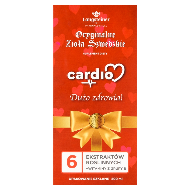 Langsteiner Oryginalne Zioła Szwedzkie, cardio, 500 ml