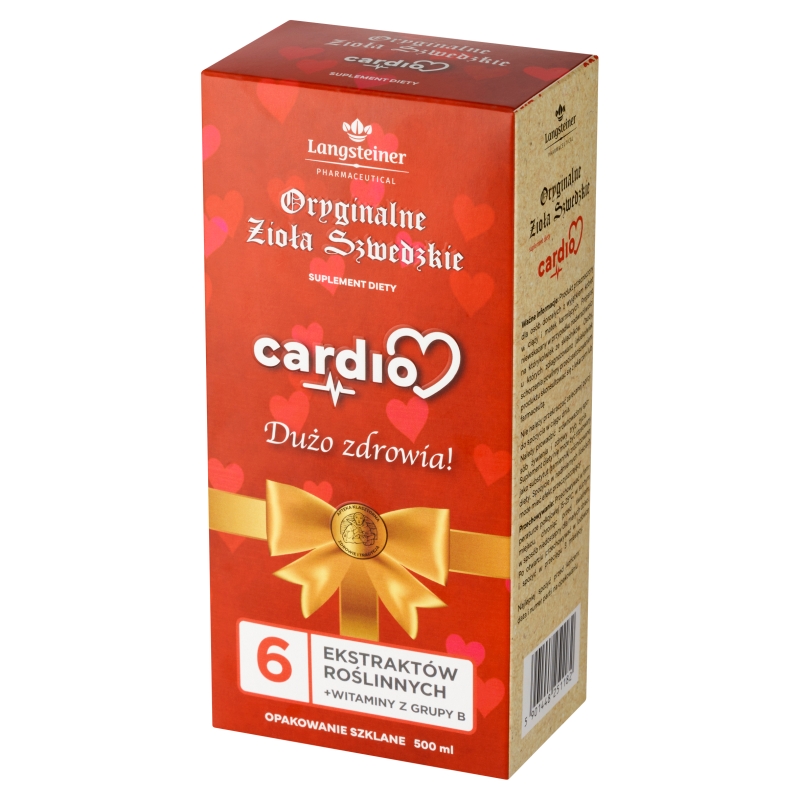 Langsteiner Oryginalne Zioła Szwedzkie, cardio, 500 ml