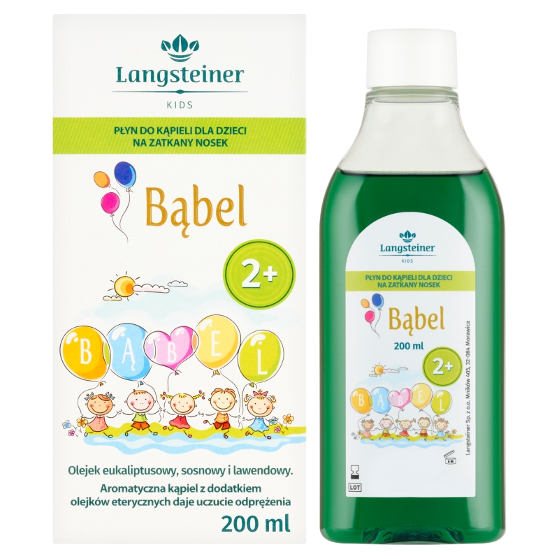 Bąbel, płyn do kąpieli na zatkany nosek, 200 ml