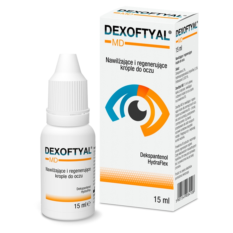 Dexoftyal MD, krople na podrażnione oczy, butelka 15 ml