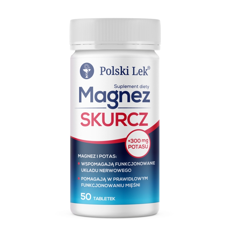 Magnez Skurcz , tabletki z magnezem wspomagającym w skurczach, 50 szt.