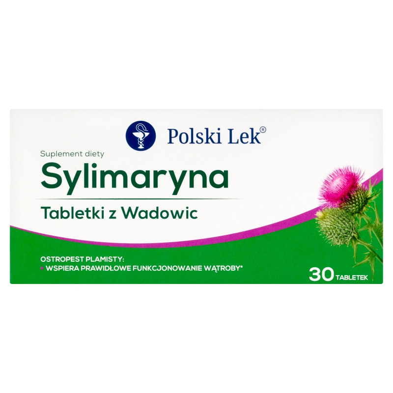 Sylimaryna Tabletki z Wadowic  tabletki ze składnikami na prawidłowe funkcjonowanie wątroby, 30 szt.