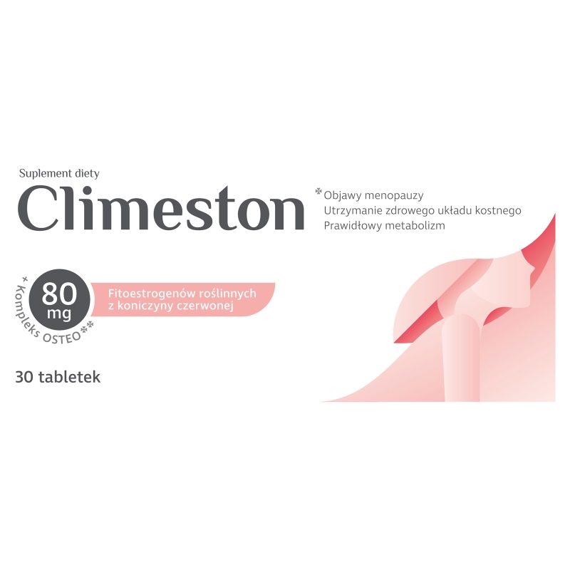 Climeston tabletki ze składnikami łagodzącymi objawy menopauzy, 30 szt.