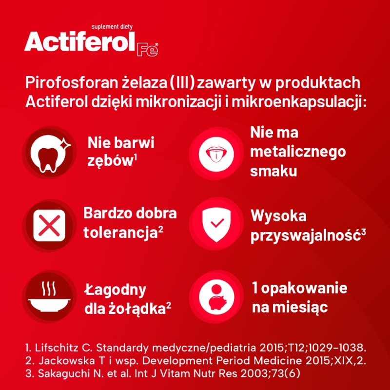 ActiFerol Fe Forte , kapsułki dla kobiet w ciąży, 60 szt.