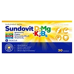 Sundovit D3 + Mg + K2 + B6 tabletki z witaminami i magnezem, 30 szt.