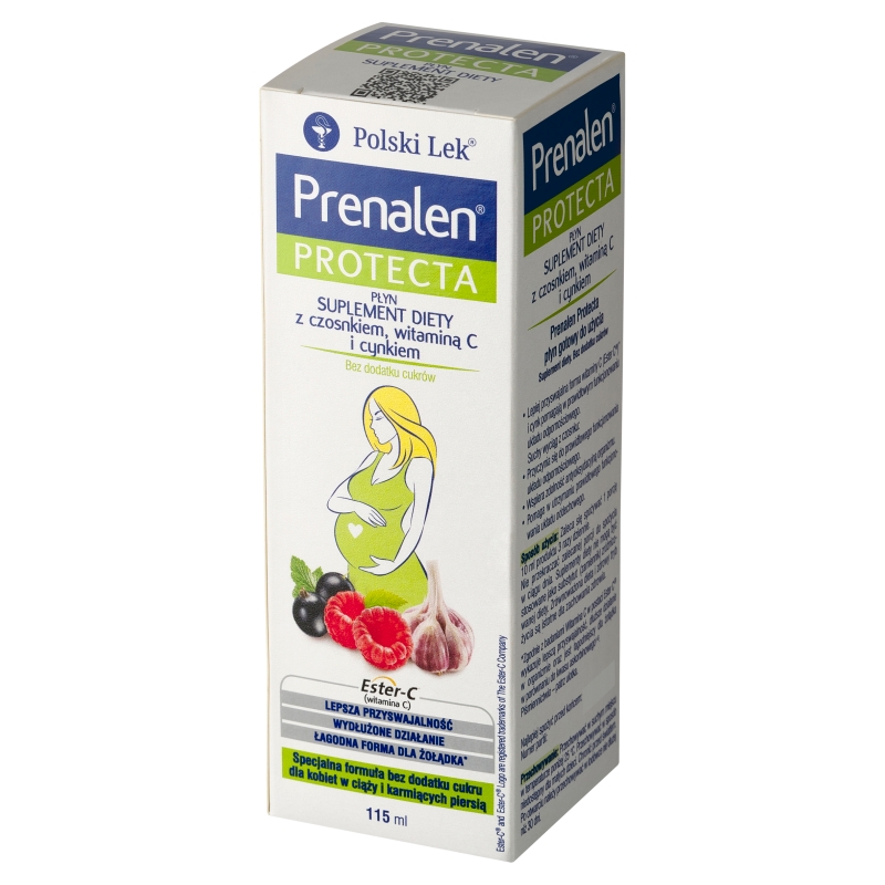 Prenalen, syrop dla kobiet w ciąży, karmiących piersią bez dodatku cukru, butelka 115 ml