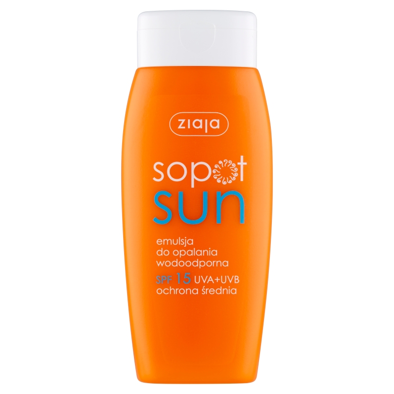 Ziaja Sopot Sun , emulsja do opalania SPF 15, 150 ml