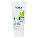 Ziajka Żel do zębów dla dzieci bez fluoru, 50 ml