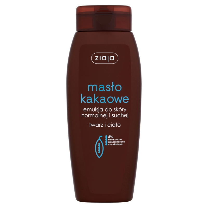 Ziaja Masło Kakaowe, emulsja do skóry normalnej i suchej, 200 ml