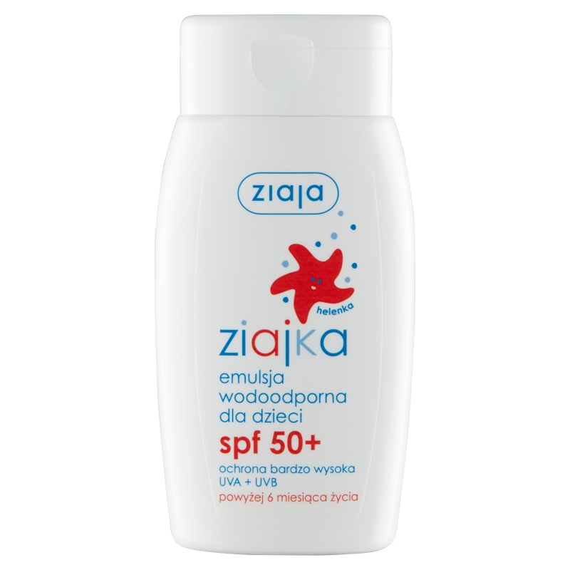 Ziajka emulsja wodoodporna dla dzieci SPF 50+, 125 ml