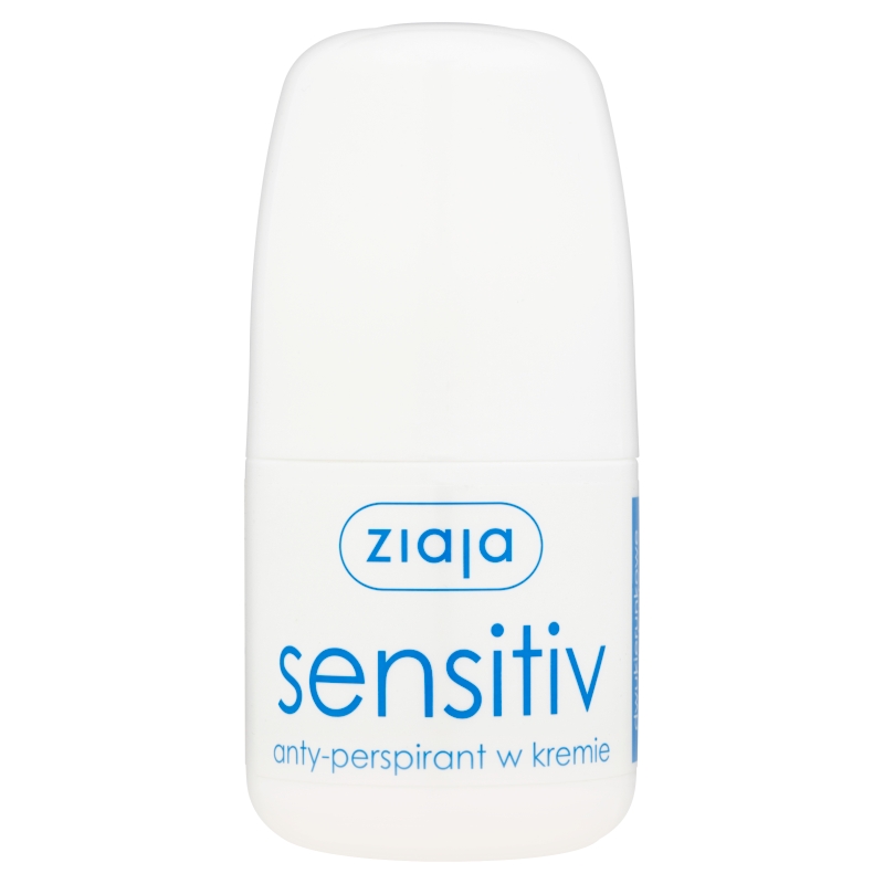 Ziaja Sensitiv, Antyperspirant w kremie, roll-on, 60 ml