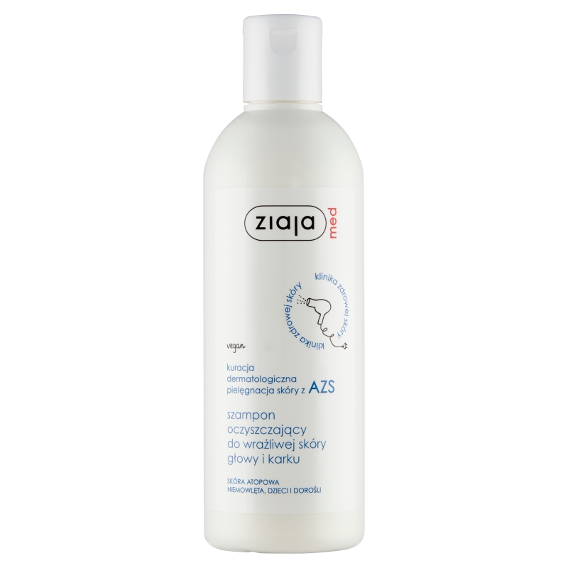 Ziaja Med Atopowe Zapalenie Skóry, szampon oczyszczający, 300 ml