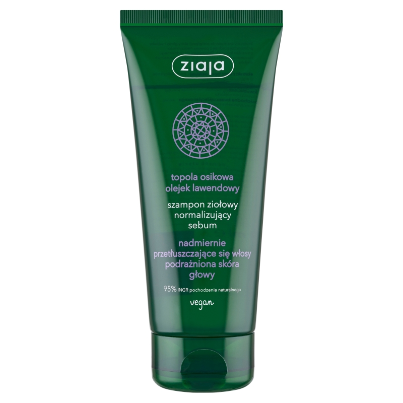 Ziaja, szampon ziołowy normalizujący sebum, 200 ml