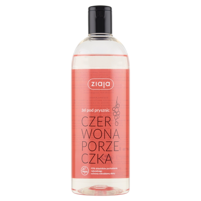 Ziaja Żel pod prysznic czerwona porzeczka, 500 ml