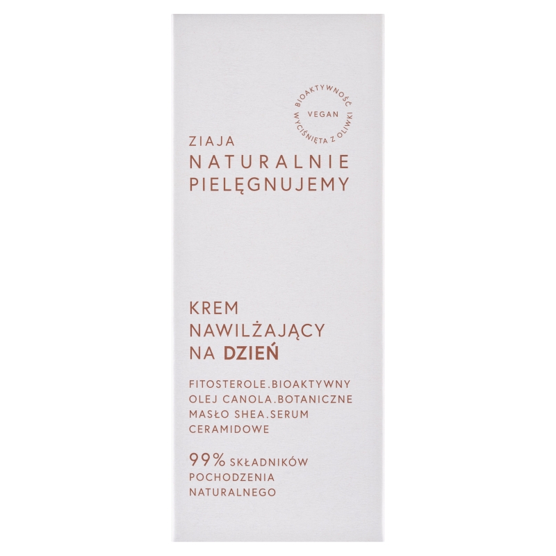Ziaja Naturalnie Pielęgnujemy , krem nawilżający na dzień, 50 ml