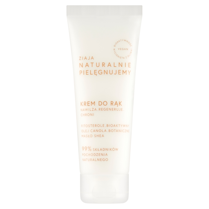 Ziaja Naturalnie Pielęgnujemy, krem nawilżający i regenerujący do rąk, 75 ml