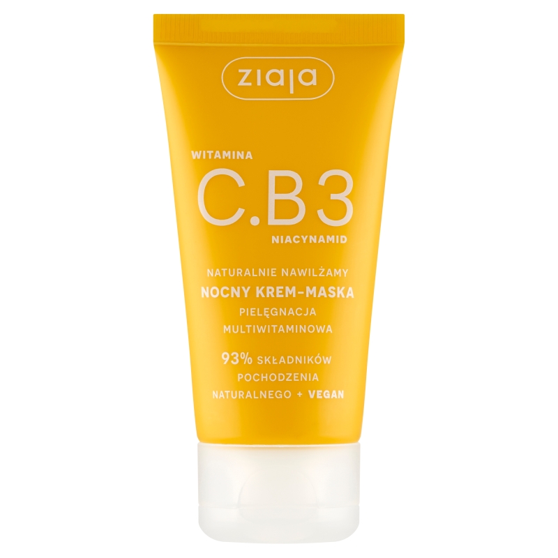 Ziaja Witamina C.B3, nocny krem-maska, 50 ml
