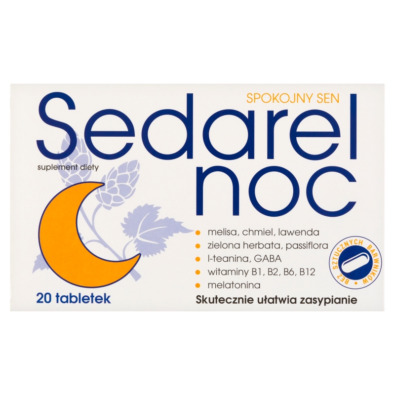 Sedarel Noc 20 tabletek
