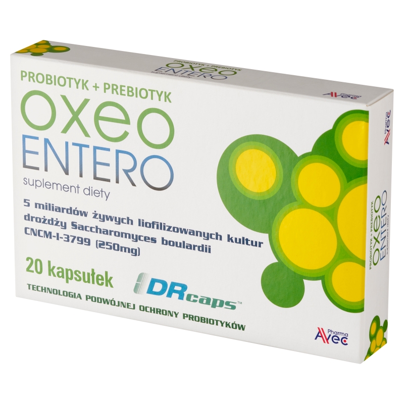 Oxeo ENTERO, 20 kapsułek KRÓTKA DATA 31.07.2025
