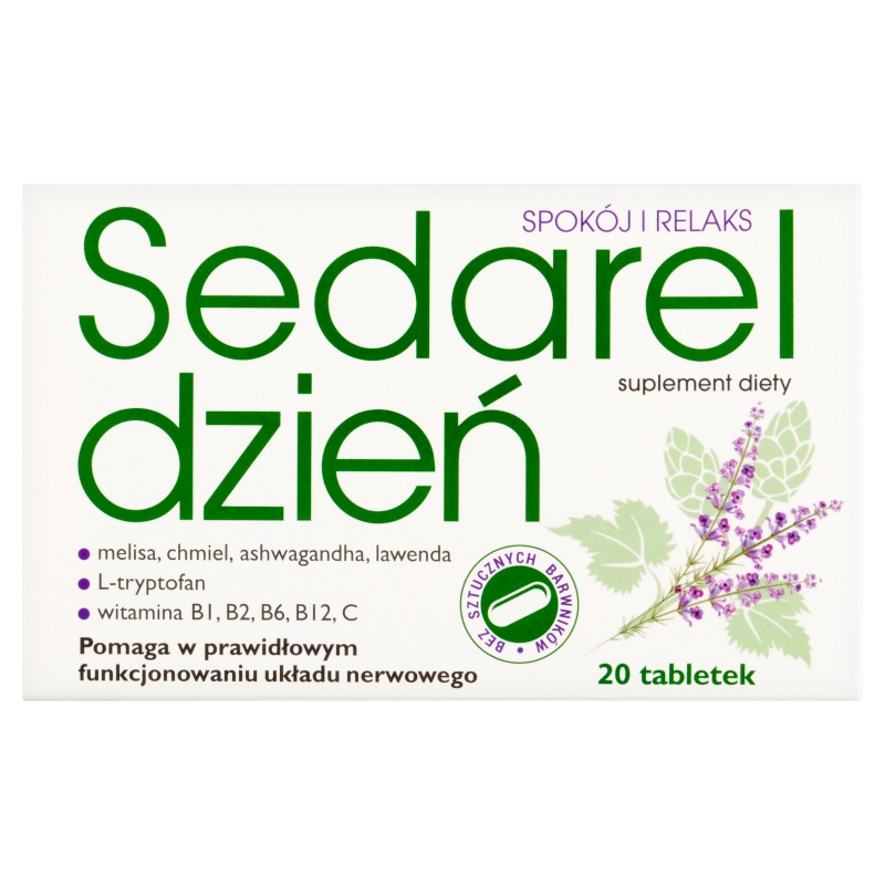 Sedarel Dzień 20 tabletek