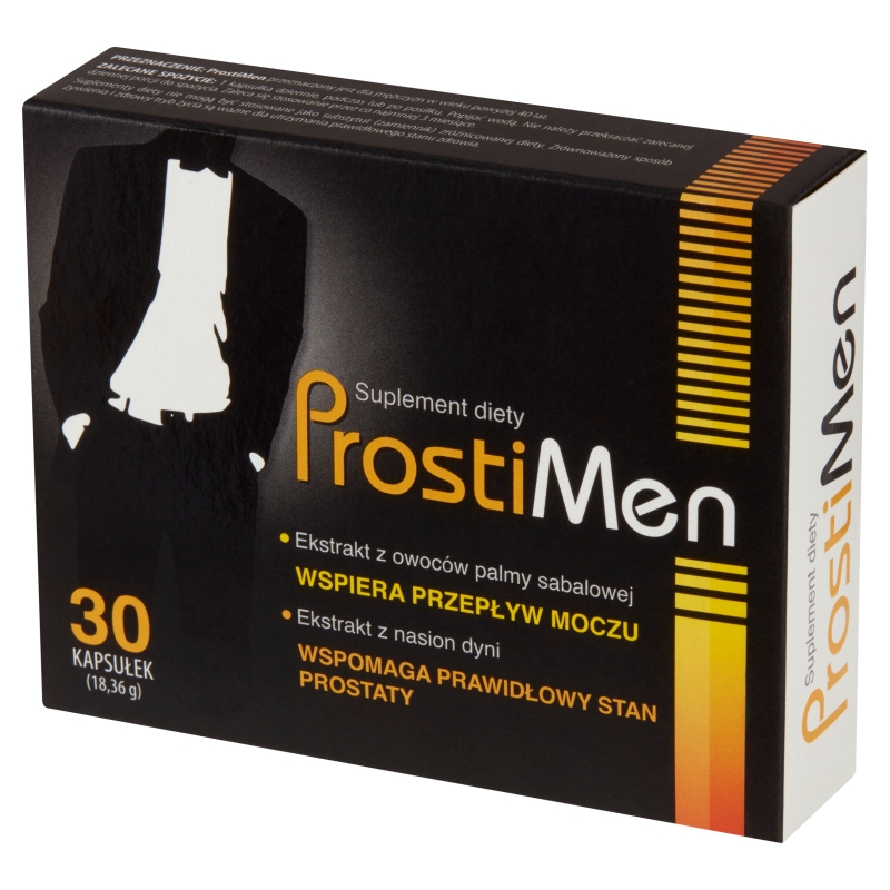 ProstiMen, kapsułki składnikami wspierającymi funkcjonowanie prostaty, 30 szt.
