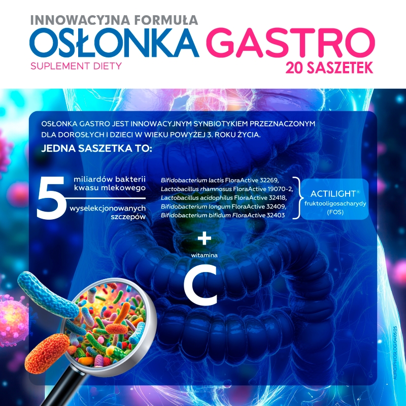 Osłonka Gastro, proszek, 20 sasz.